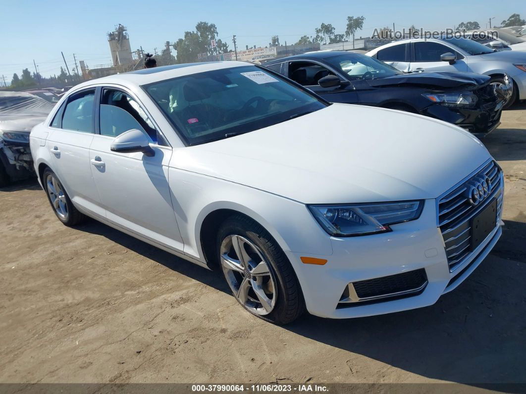 2019 Audi A4 40 Premium/40 Titanium Premium Белый vin: WAUGMAF49KA086051