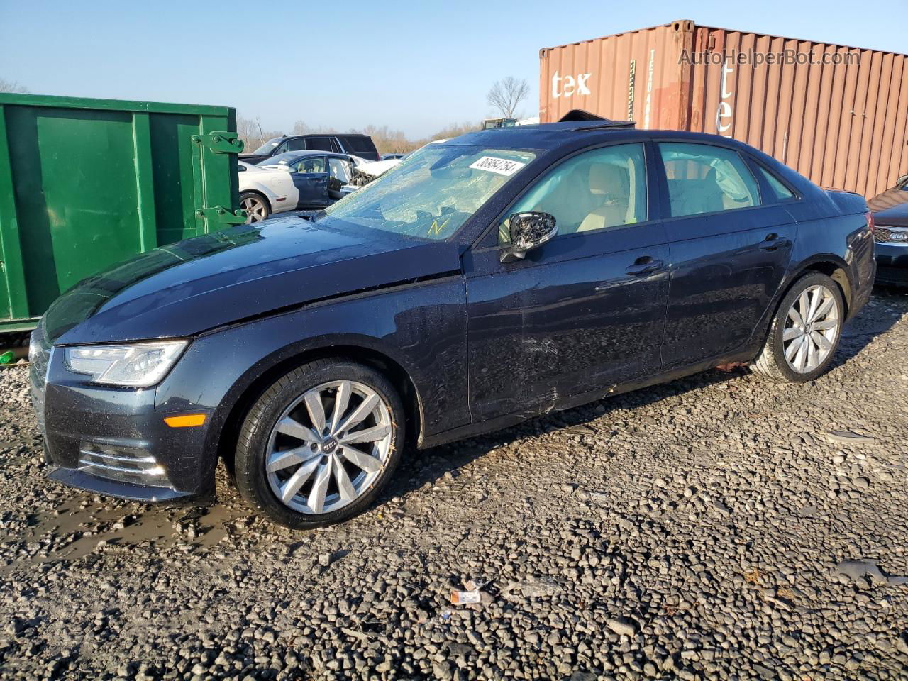 2017 Audi A4 Ultra Premium Black vin: WAUGMAF4XHN070040