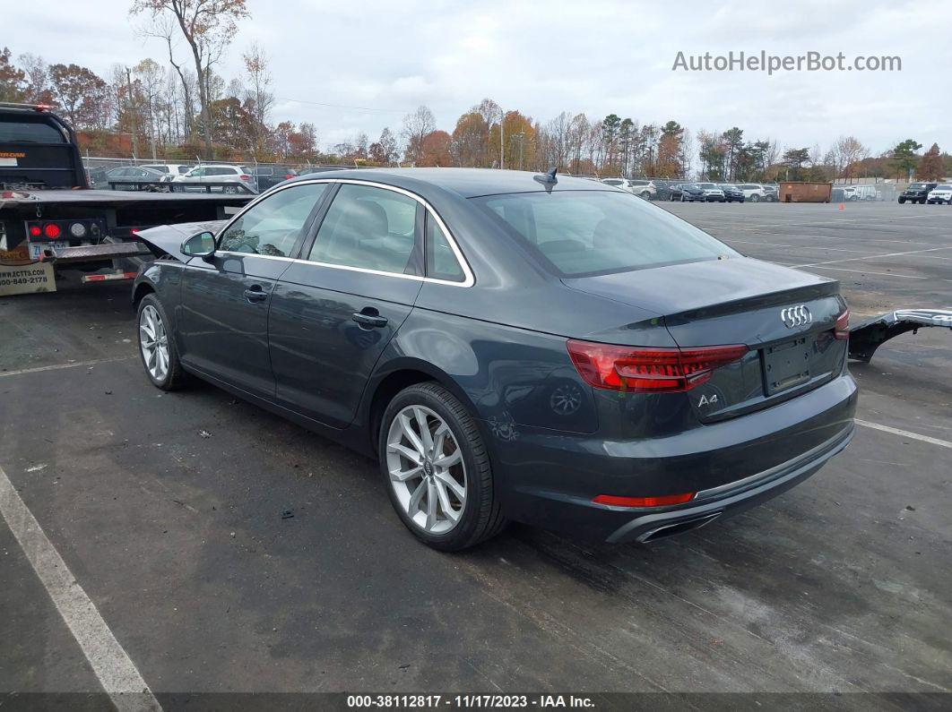 2019 Audi A4 40 Premium/40 Titanium Premium Gray vin: WAUGMAF4XKA006417