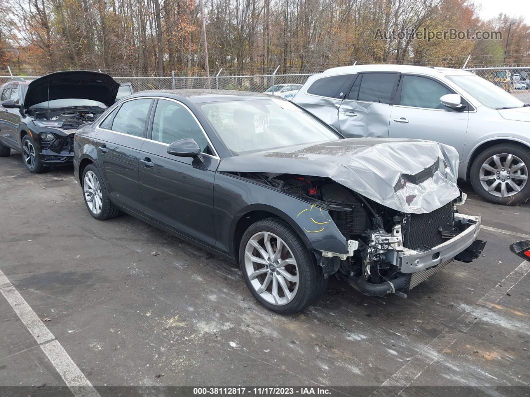 2019 Audi A4 40 Premium/40 Titanium Premium Gray vin: WAUGMAF4XKA006417