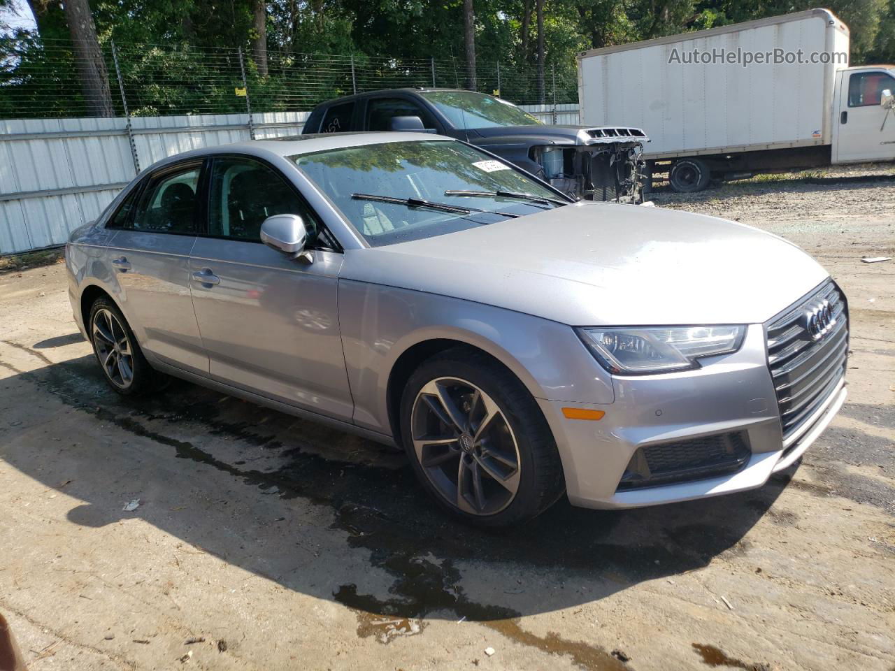 2019 Audi A4 Premium Silver vin: WAUGMAF4XKN017426