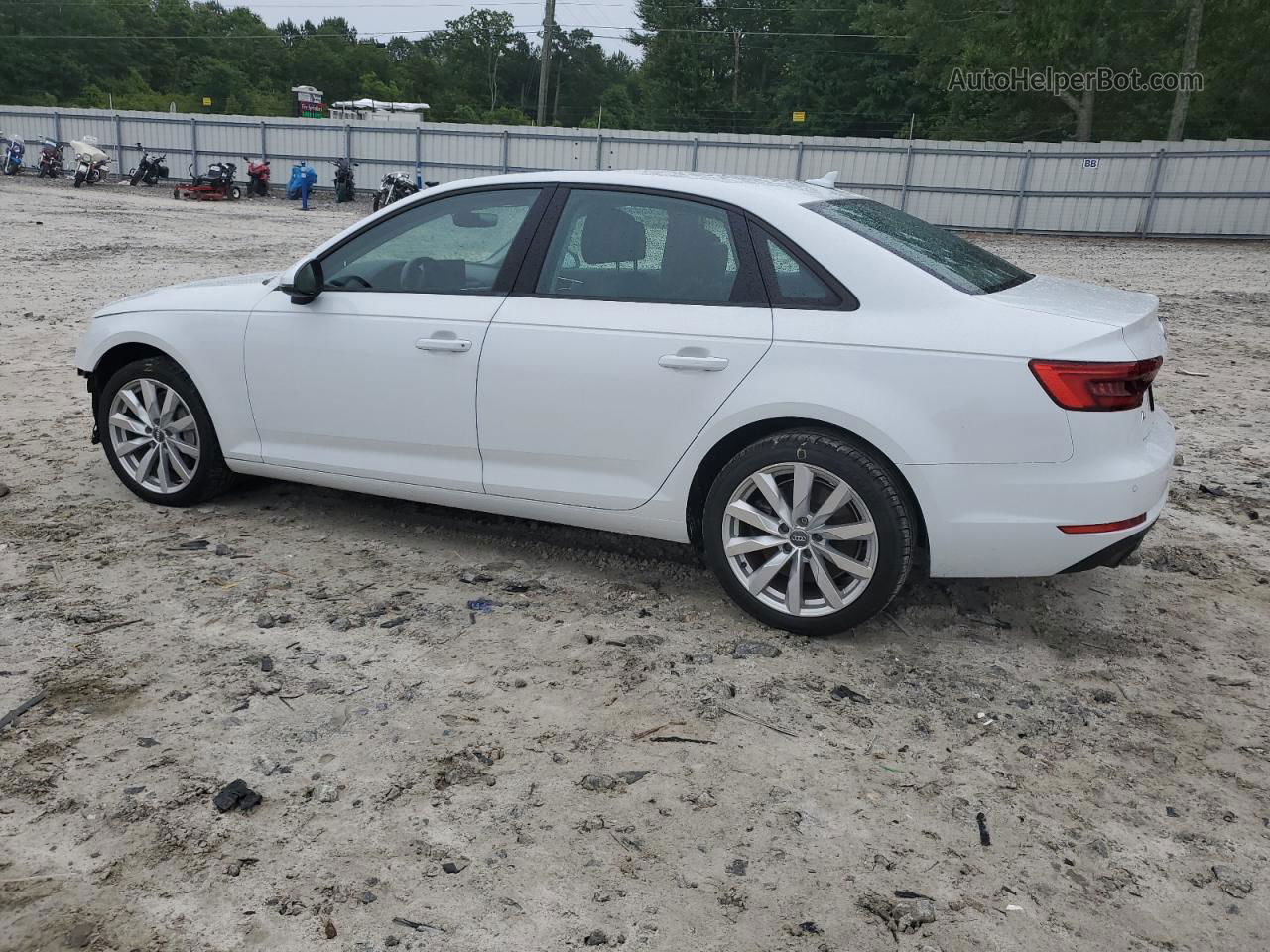 2017 Audi A4 Premium White vin: WAUGNAF40HN019059