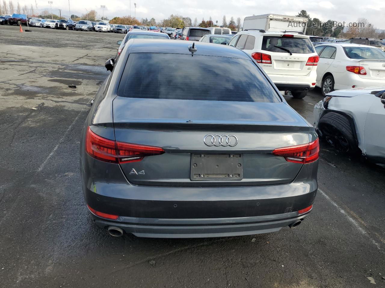 2017 Audi A4 Premium Charcoal vin: WAUGNAF42HN000965