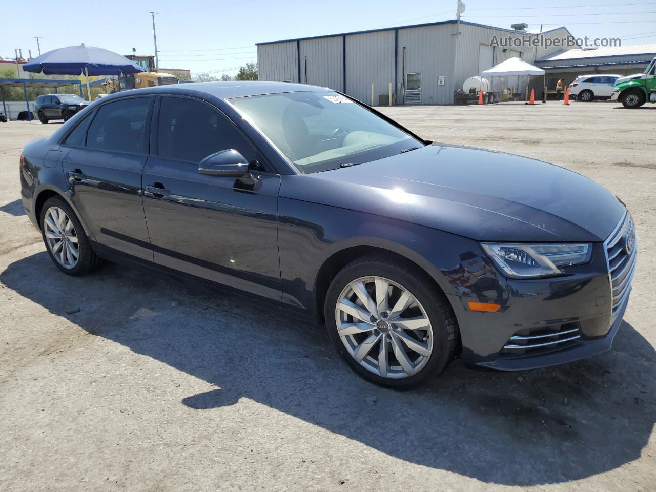 2017 Audi A4 Premium Gray vin: WAUGNAF42HN023498