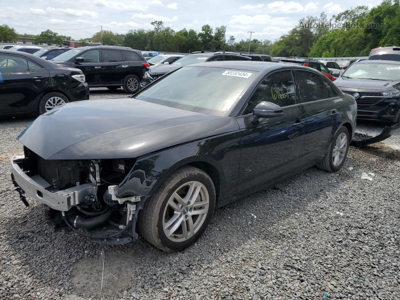 2017 Audi A4 Premium Black vin: WAUGNAF42HN058123