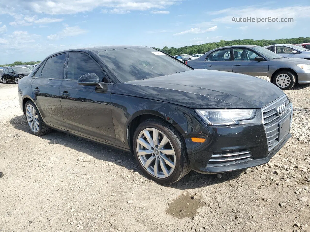 2017 Audi A4 Premium Черный vin: WAUGNAF43HN022845