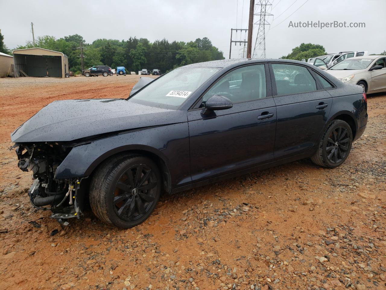 2017 Audi A4 Premium Black vin: WAUGNAF44HN018660