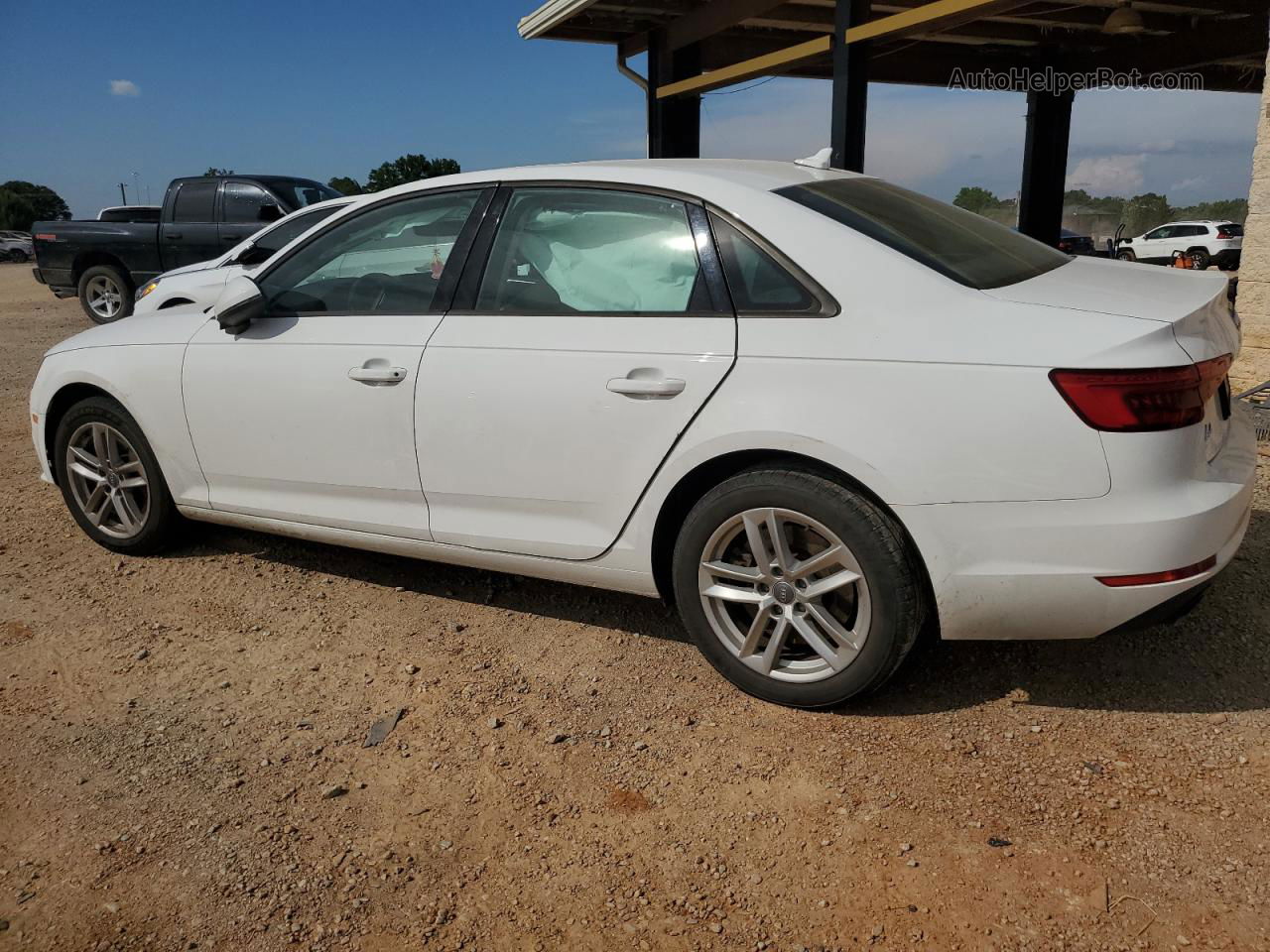 2017 Audi A4 Premium White vin: WAUGNAF44HN056745