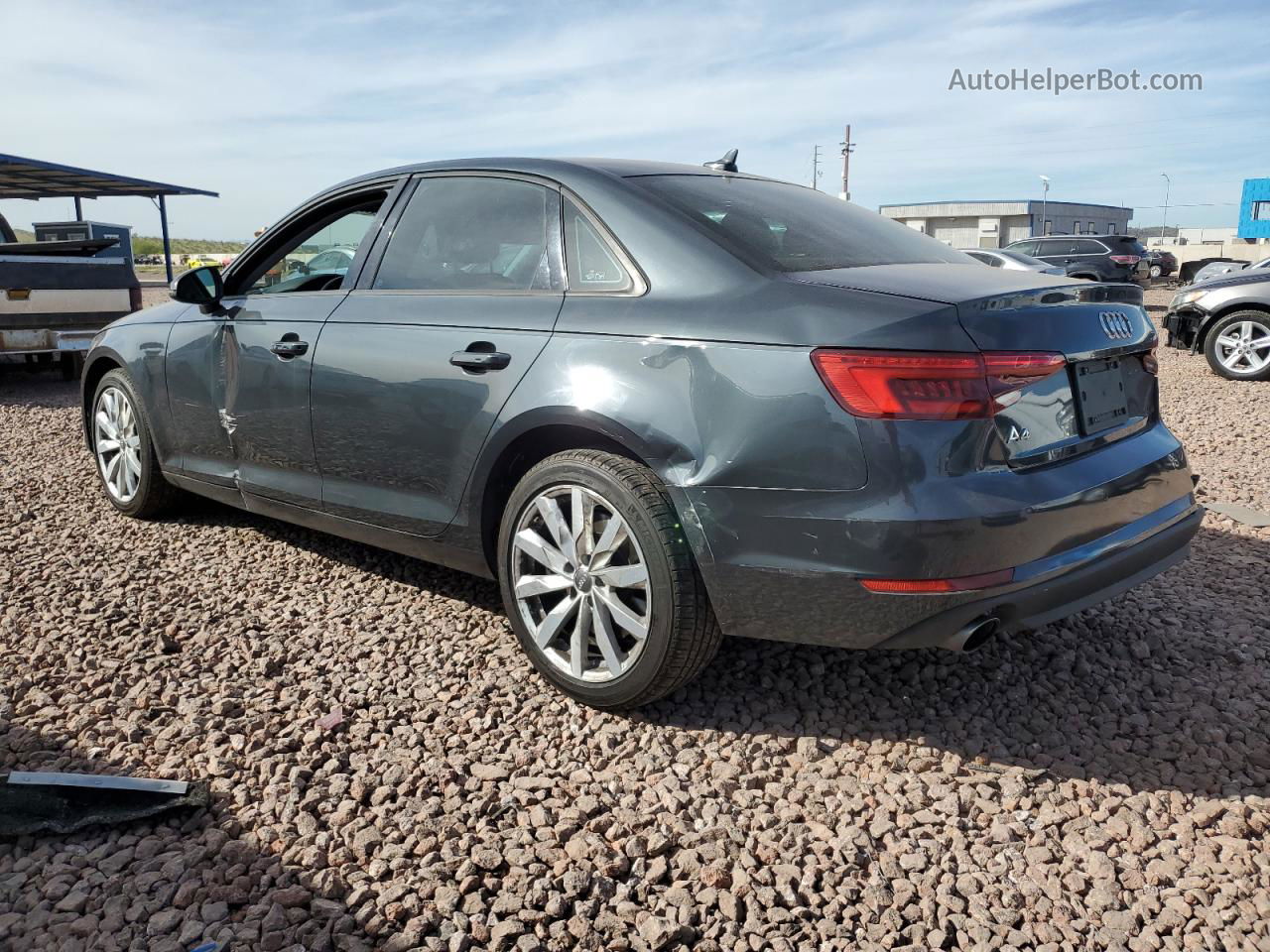 2017 Audi A4 Premium Charcoal vin: WAUGNAF47HN000847