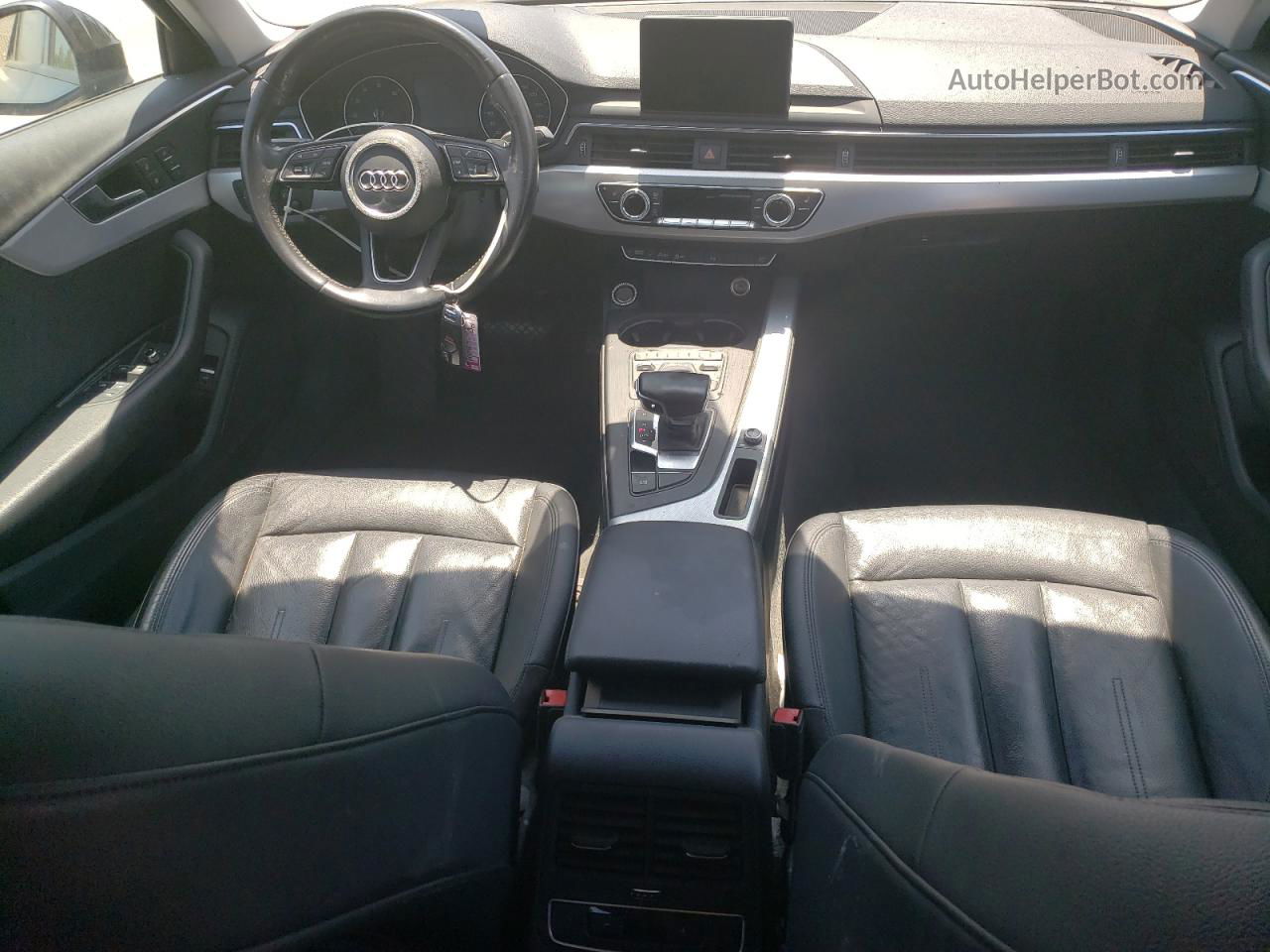 2017 Audi A4 Premium Черный vin: WAUGNAF47HN003554