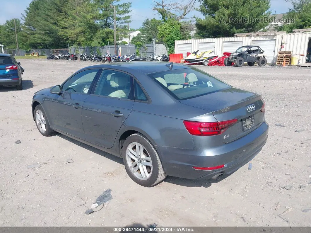 2017 Audi A4 2.0t Premium Gray vin: WAUGNAF48HN014983