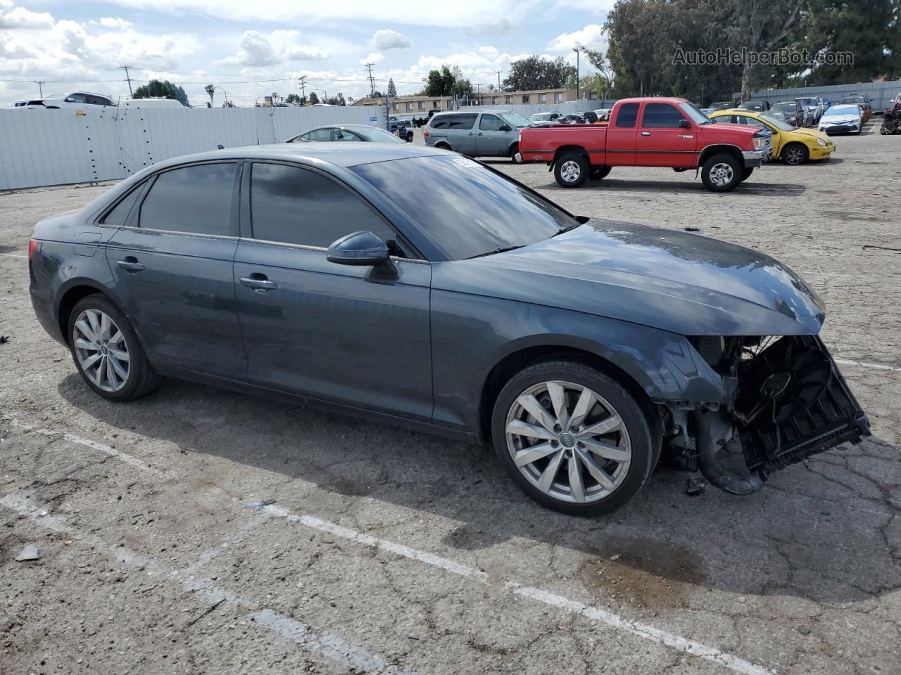 2017 Audi A4 Premium Gray vin: WAUGNAF4XHN013673