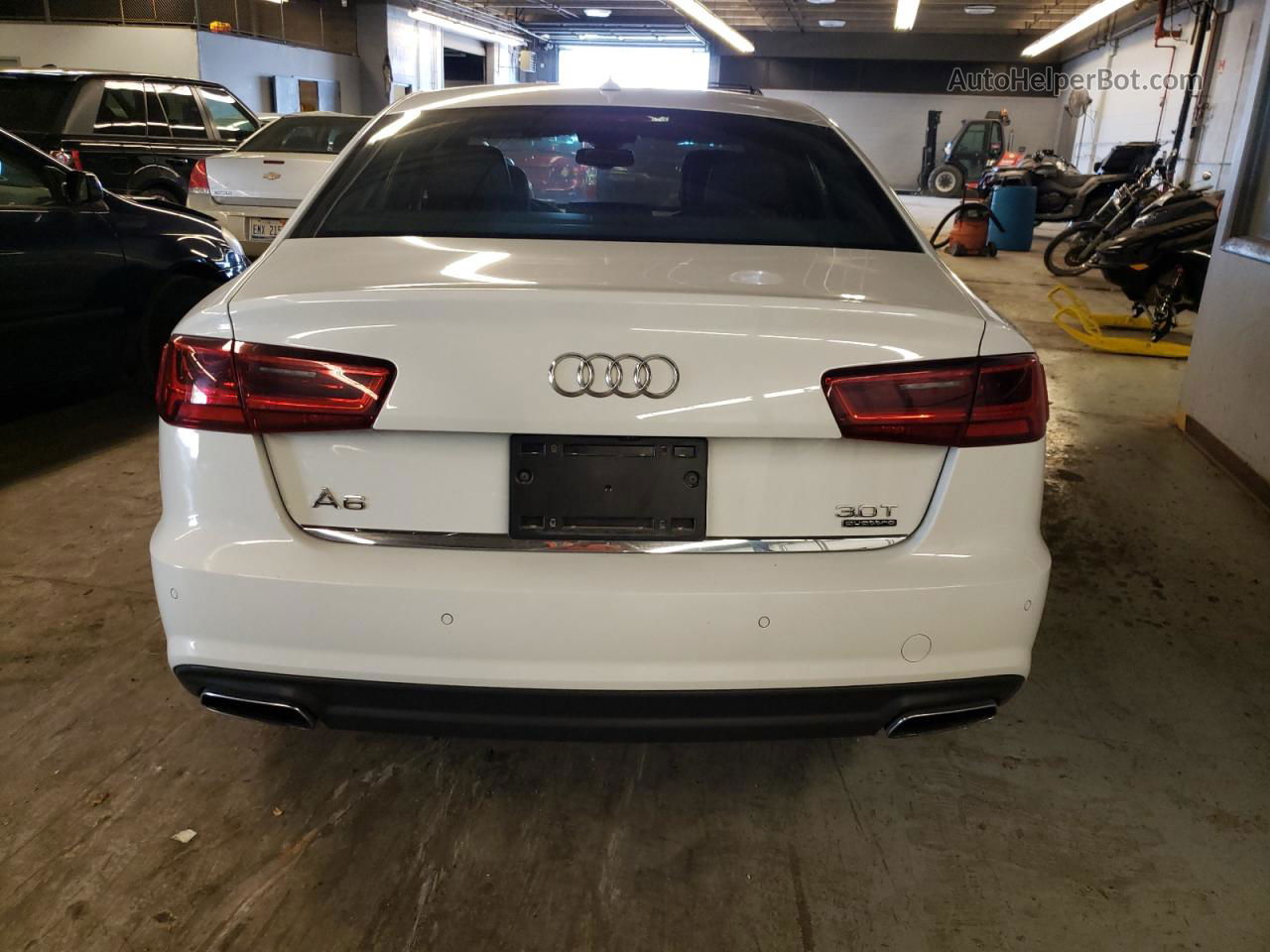 2017 Audi A6 Prestige White vin: WAUH2AFC8HN125246