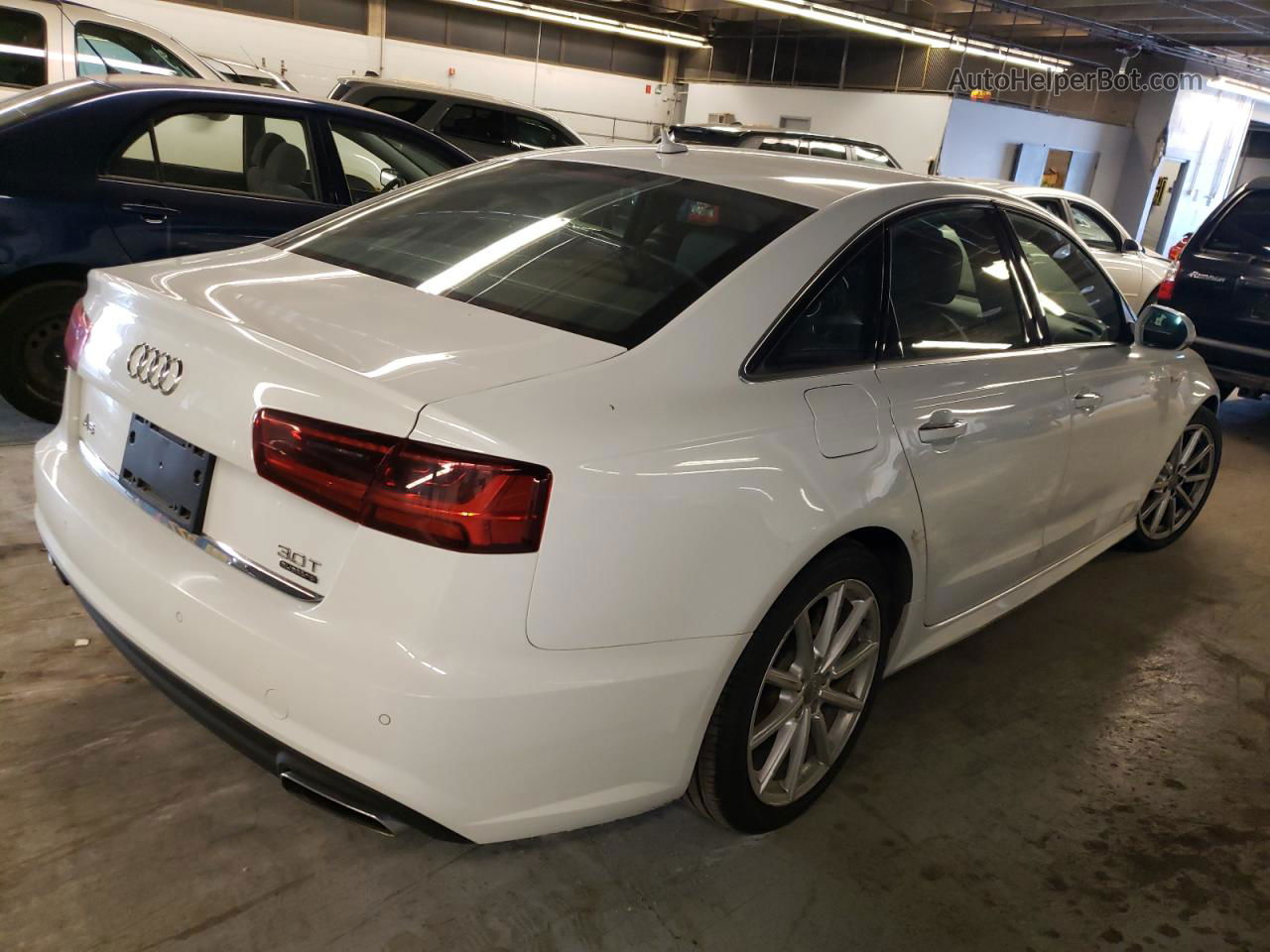 2017 Audi A6 Prestige White vin: WAUH2AFC8HN125246