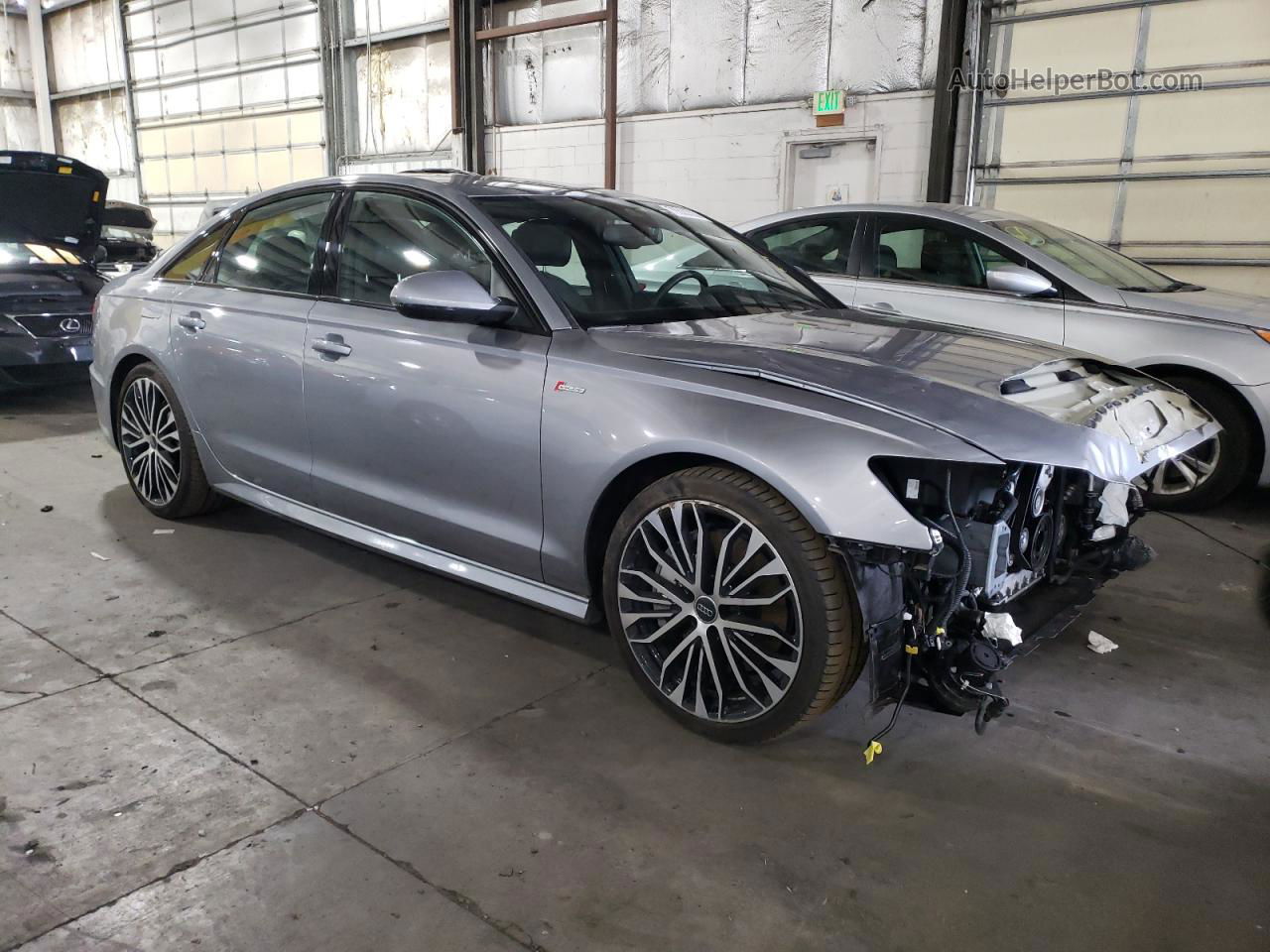 2017 Audi A6 Prestige Silver vin: WAUH2AFC9HN112215