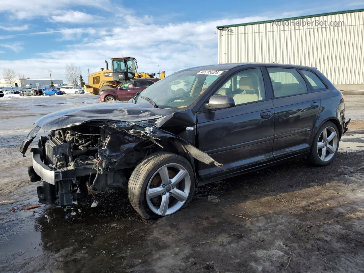 2008 Audi A3 2.0 Black vin: WAUHF58PX8A043425