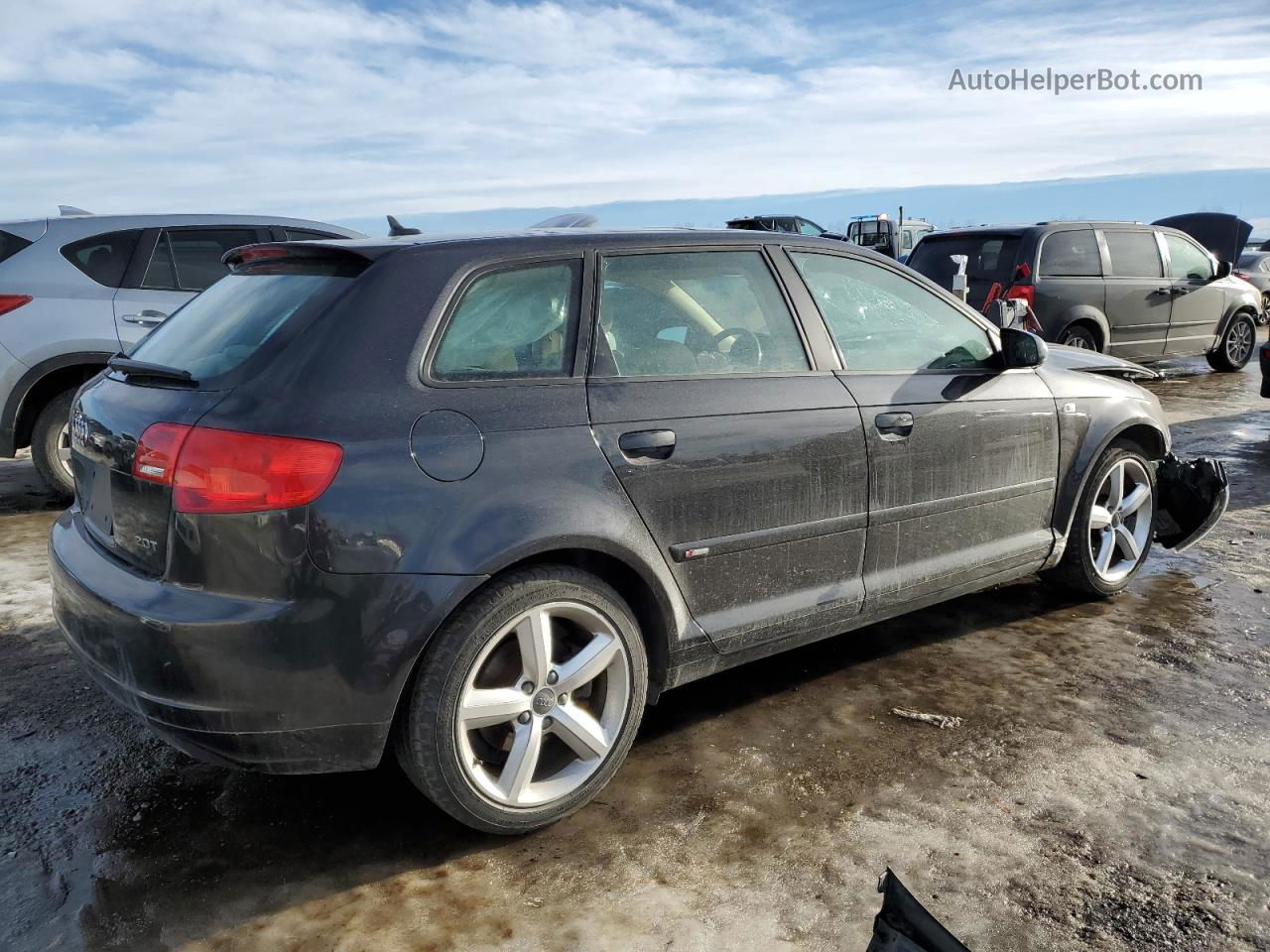 2008 Audi A3 2.0 Black vin: WAUHF58PX8A043425