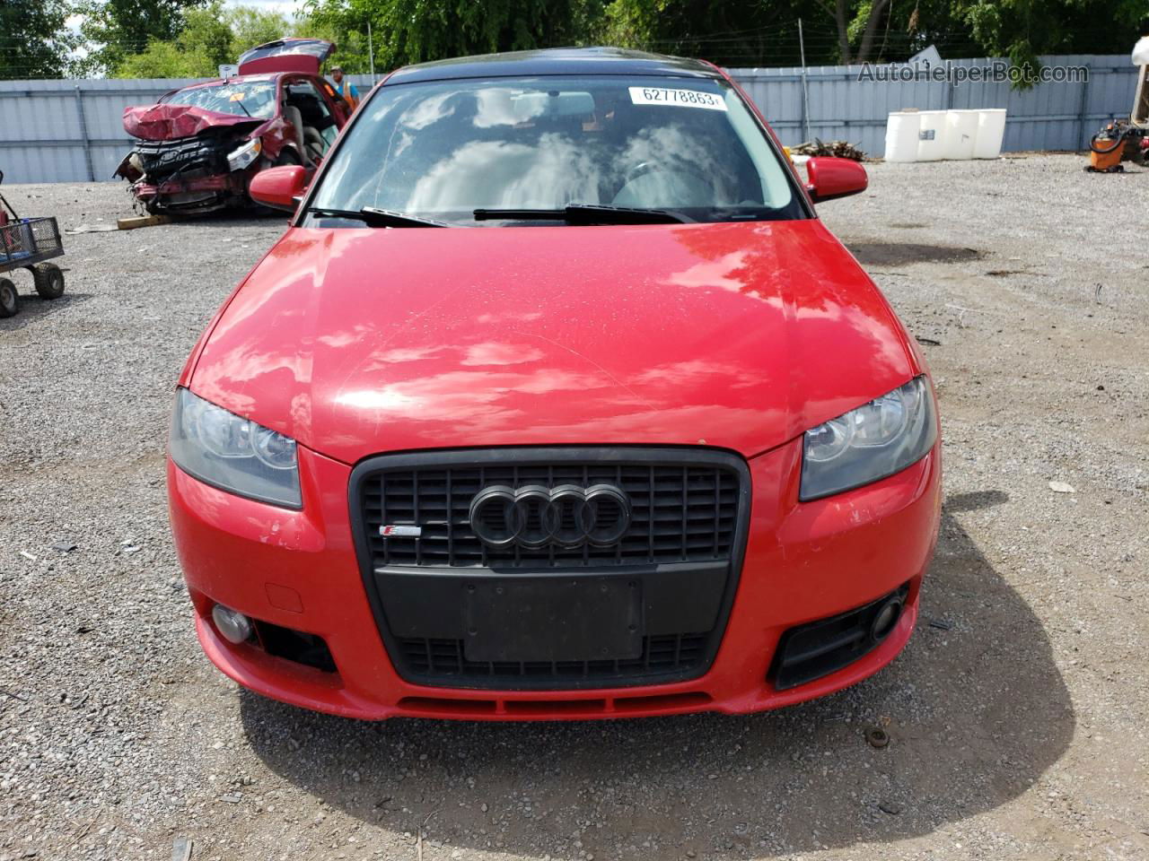 2008 Audi A3 2.0 Red vin: WAUHF68P98A122428