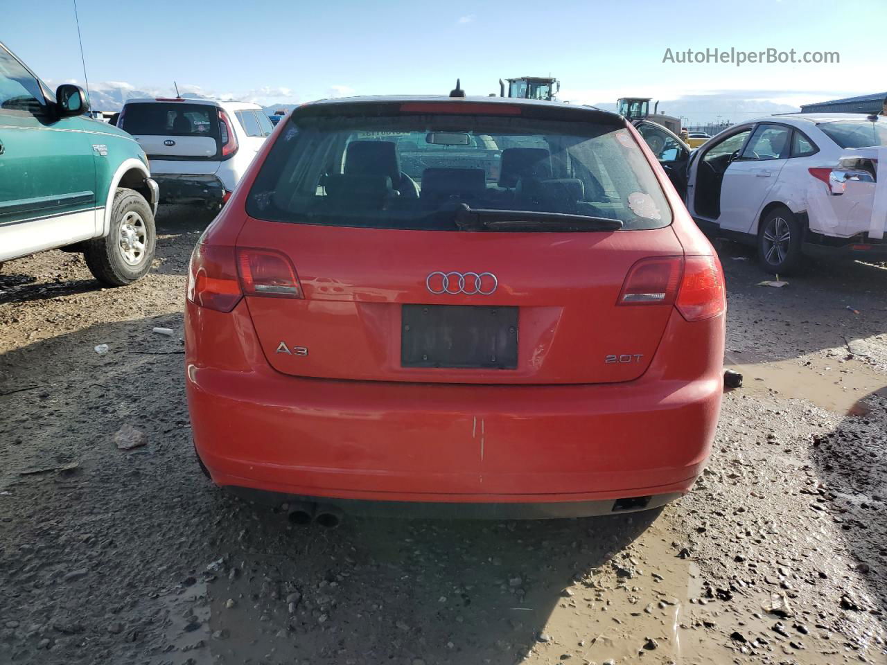 2008 Audi A3 2.0 Красный vin: WAUHF78P08A110187