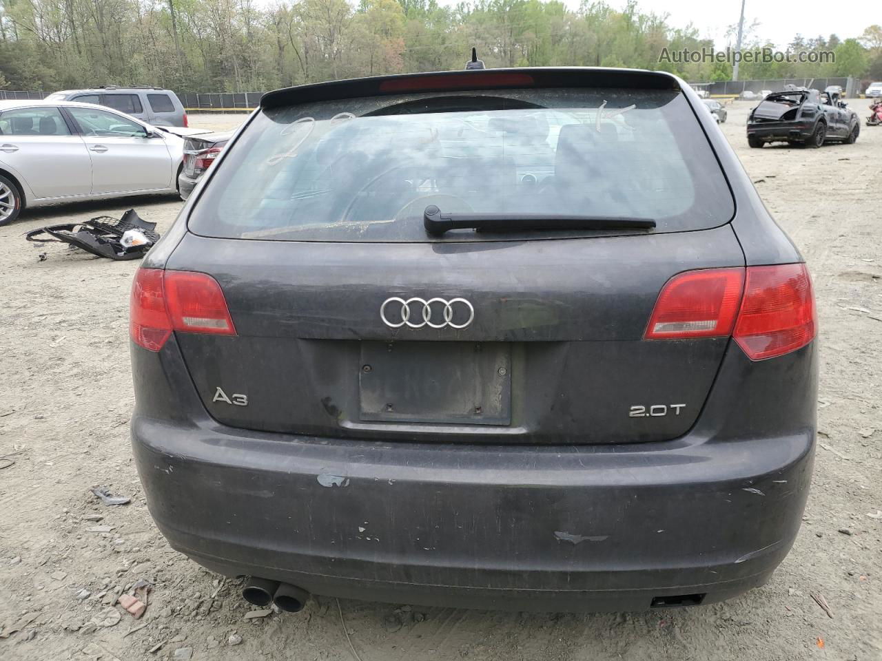 2008 Audi A3 2.0 Gray vin: WAUHF78P18A011393