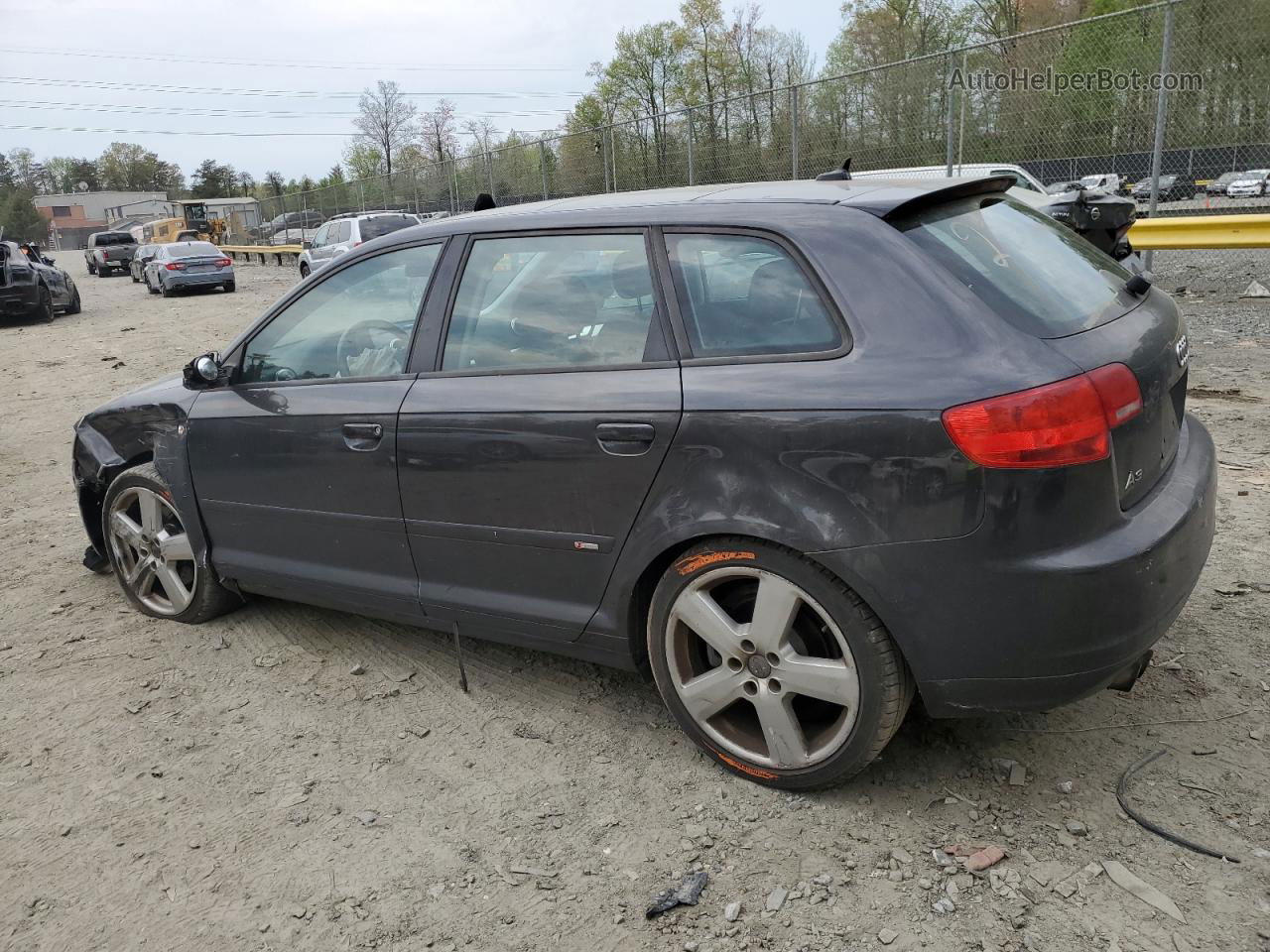 2008 Audi A3 2.0 Gray vin: WAUHF78P18A011393