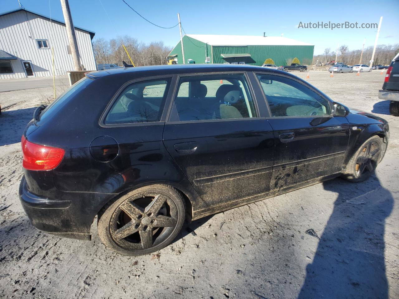 2008 Audi A3 2.0 Black vin: WAUHF78P38A012030