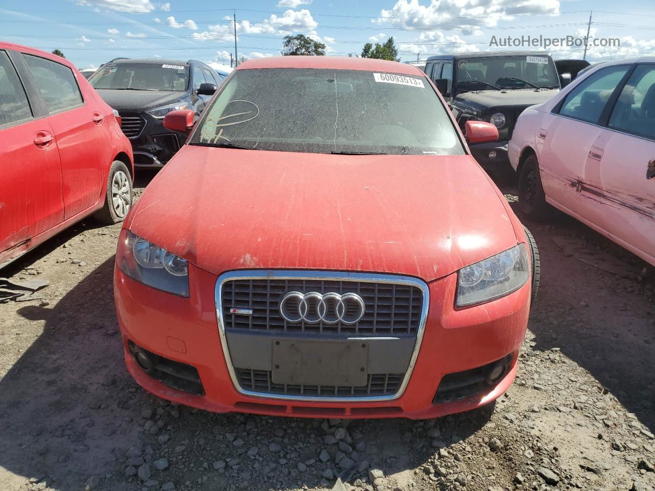 2008 Audi A3 2.0 Red vin: WAUHF78P48A098142