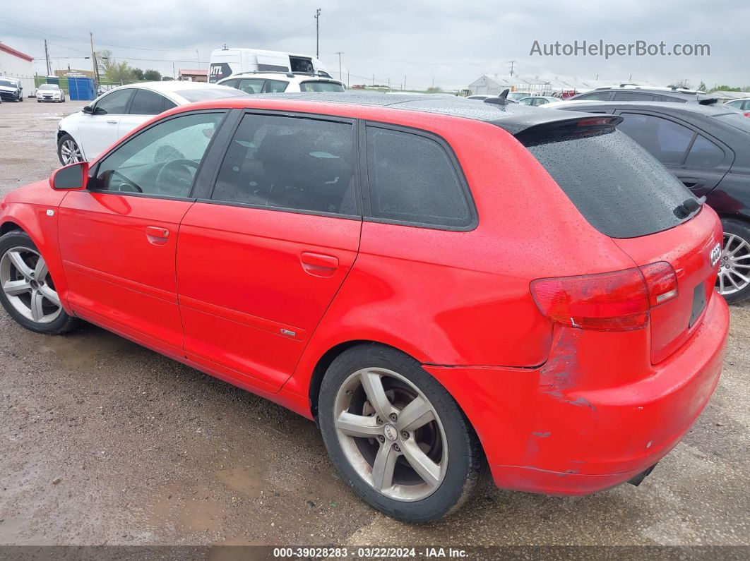 2008 Audi A3 2.0t Red vin: WAUHF78P68A148622