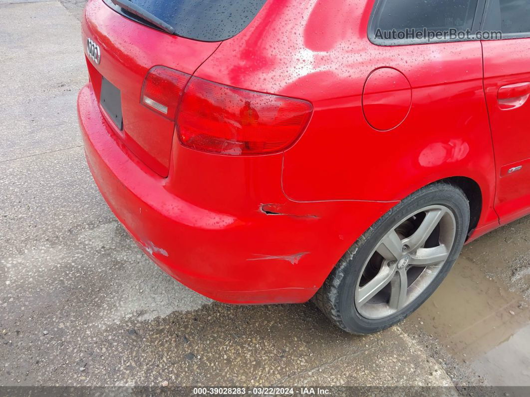 2008 Audi A3 2.0t Red vin: WAUHF78P68A148622