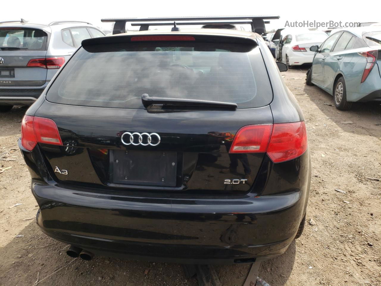 2008 Audi A3 2.0 Black vin: WAUHF78P68A169082