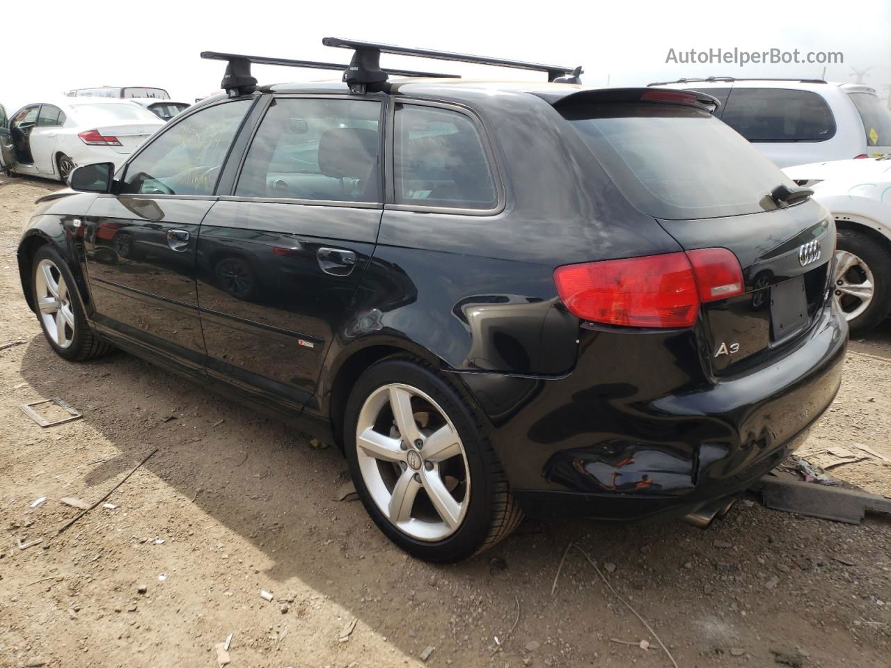 2008 Audi A3 2.0 Black vin: WAUHF78P68A169082