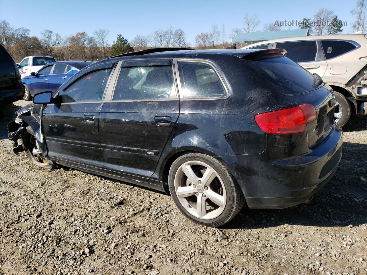 2008 Audi A3 2.0 Black vin: WAUHF78P78A061067