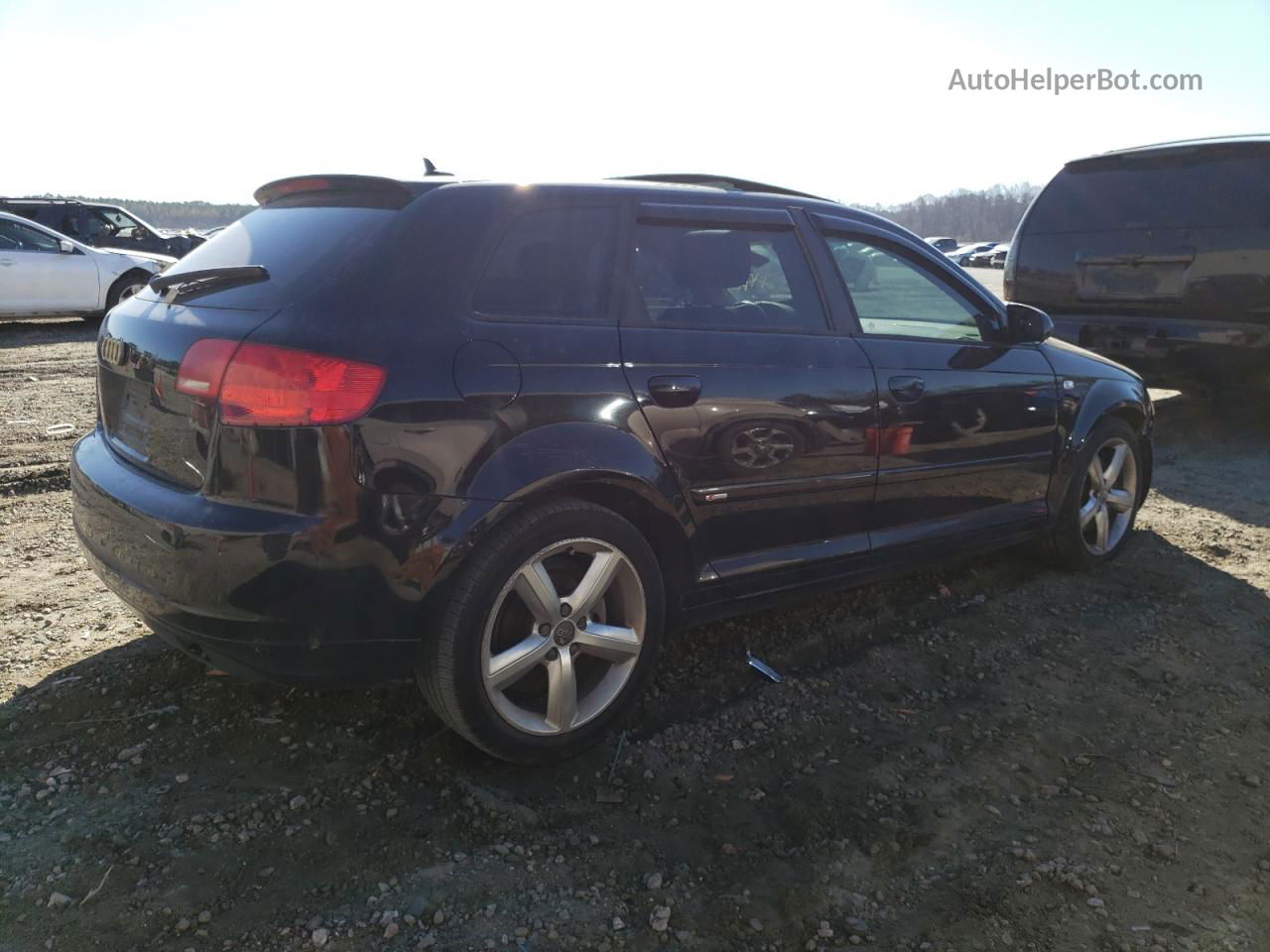 2008 Audi A3 2.0 Black vin: WAUHF78P78A061067