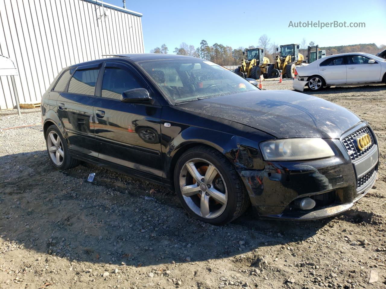 2008 Audi A3 2.0 Black vin: WAUHF78P78A061067