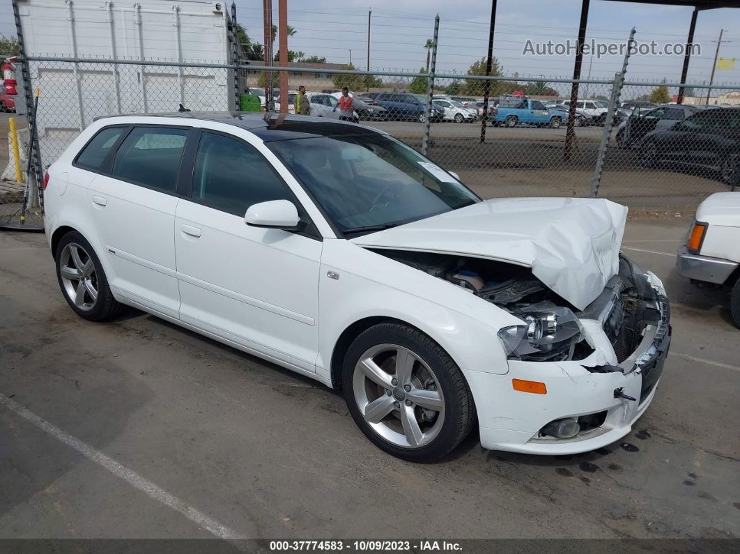 2008 Audi A3   White vin: WAUHF78P88A111443