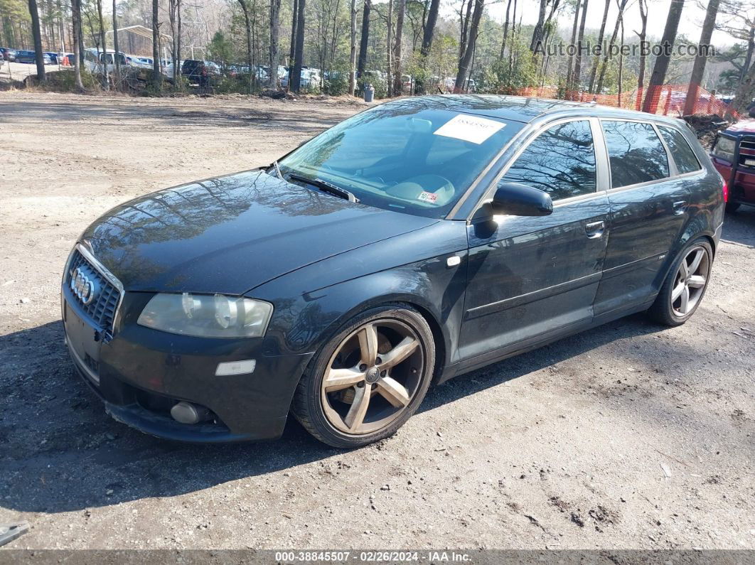 2008 Audi A3 2.0t Черный vin: WAUHF78P98A044819