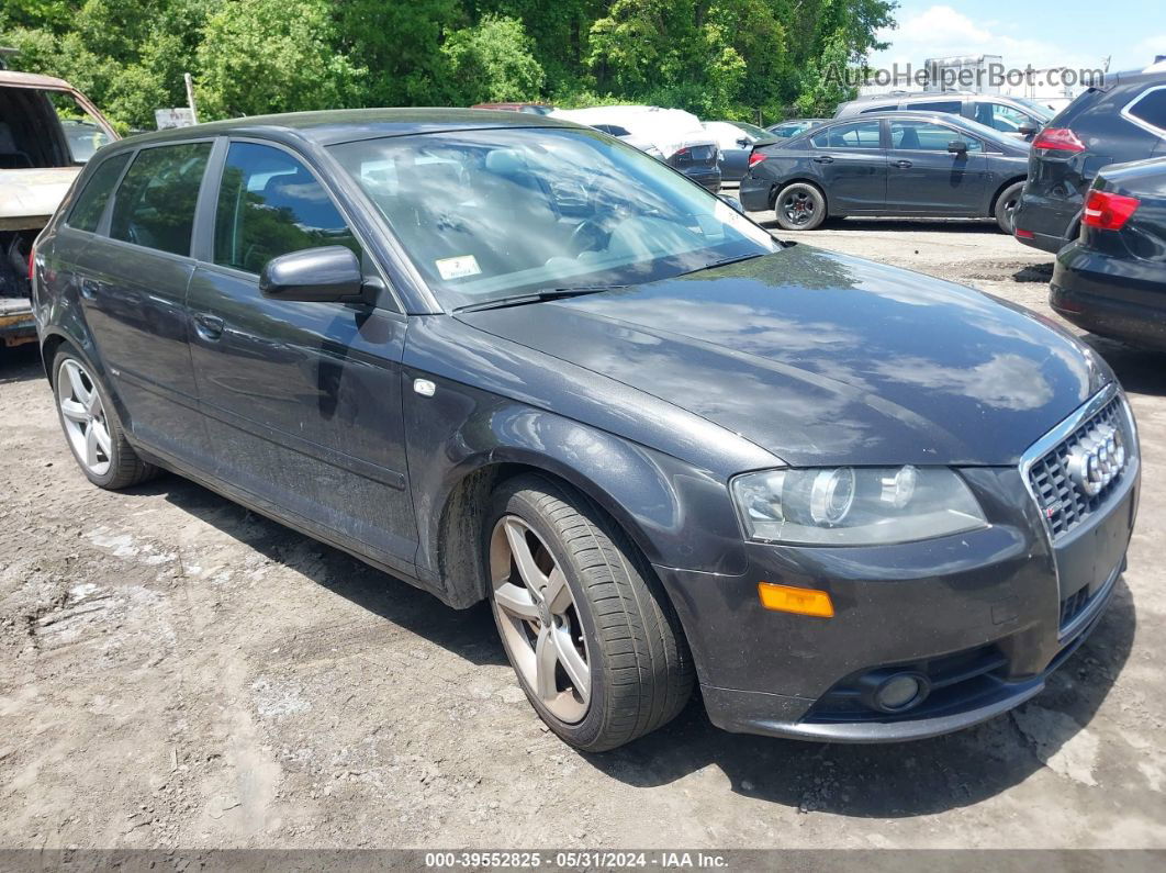 2008 Audi A3 2.0t Black vin: WAUHF78PX8A046868