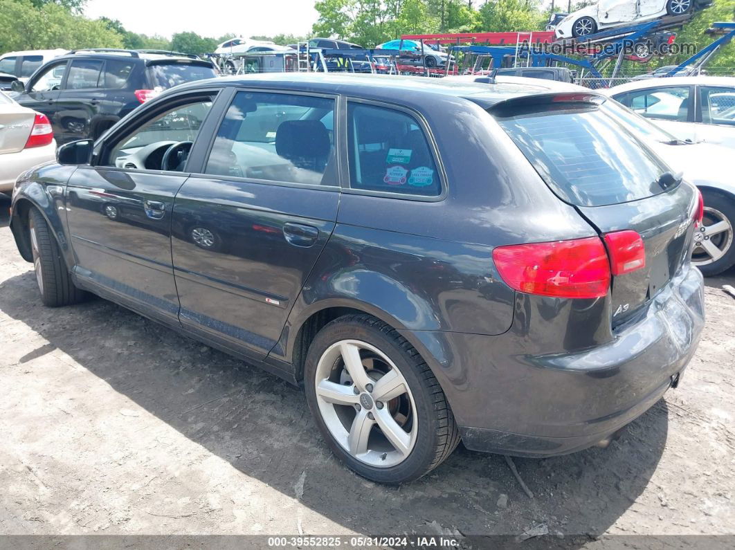 2008 Audi A3 2.0t Black vin: WAUHF78PX8A046868