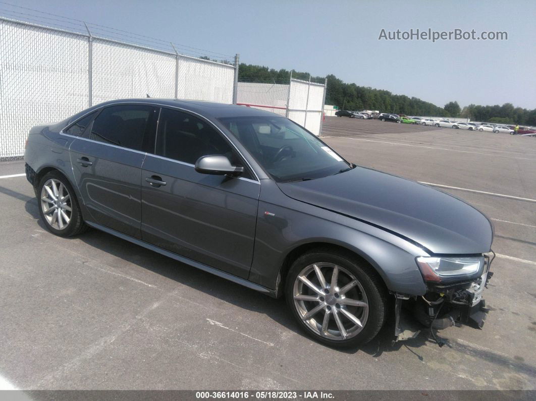 2014 Audi A4 Premium Plus Серый vin: WAUHFAFL0EN028171