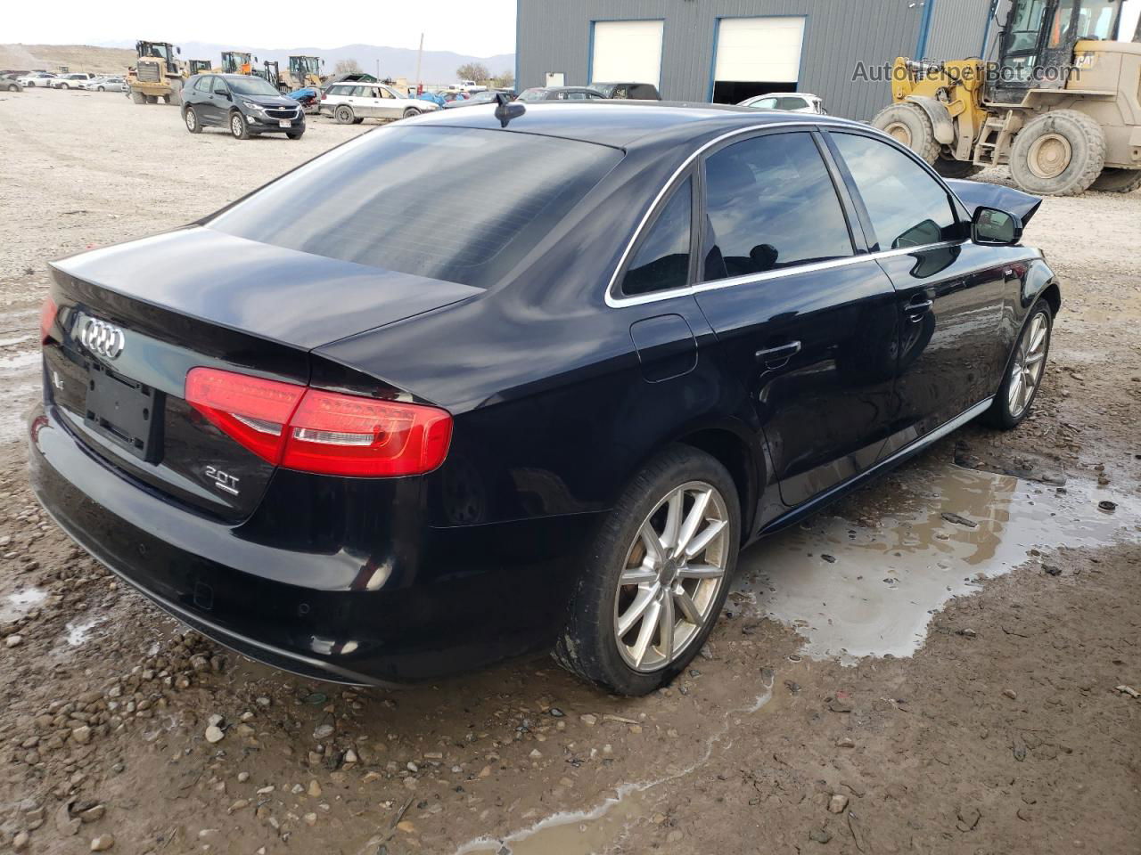 2014 Audi A4 Premium Plus Black vin: WAUHFAFL0EN034911