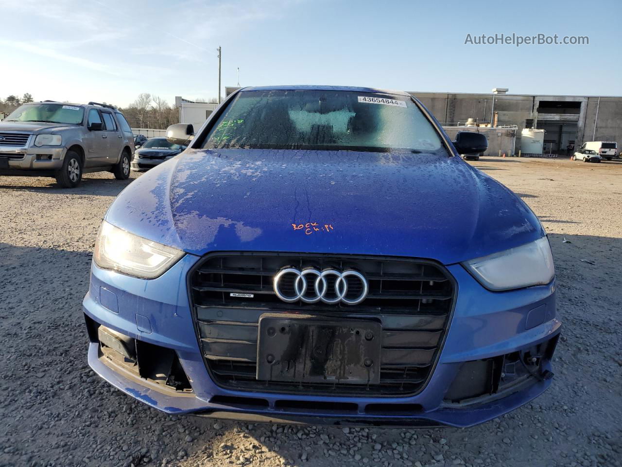 2016 Audi A4 Premium Plus S-line Blue vin: WAUHFAFL0GN003077