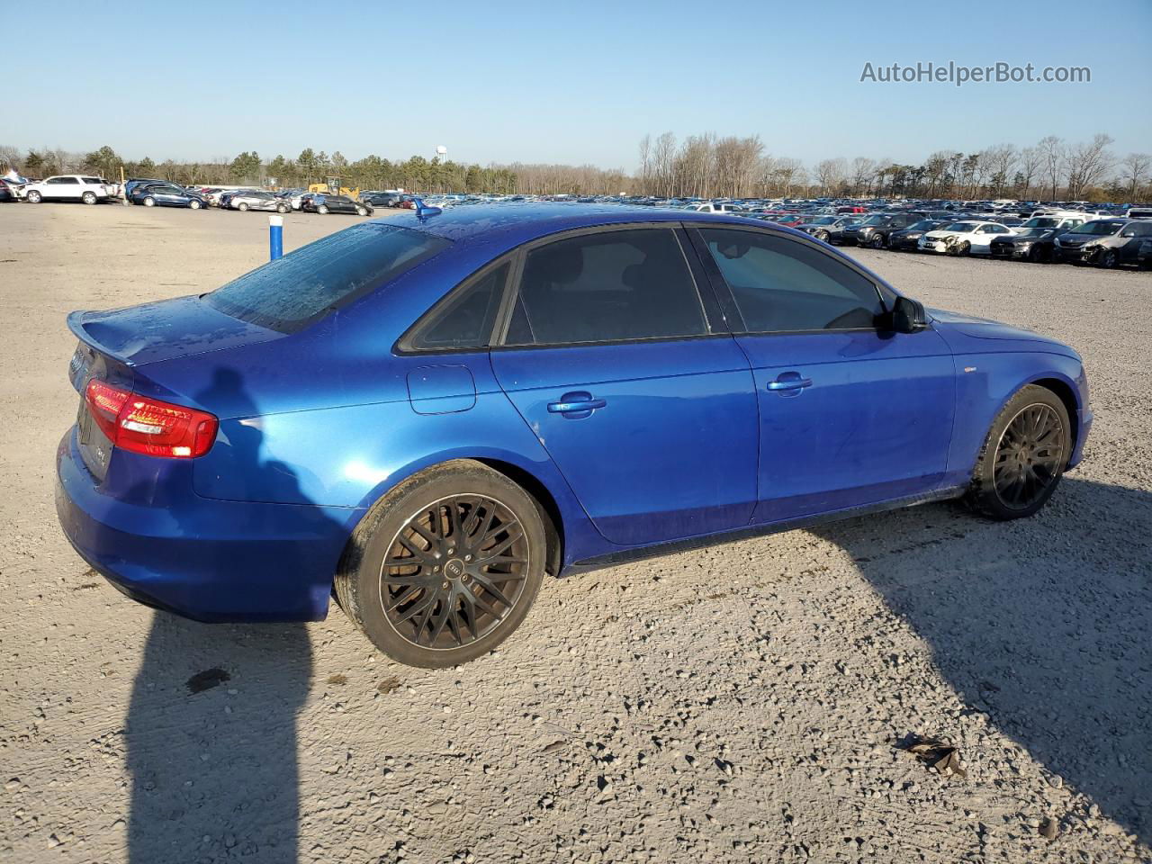 2016 Audi A4 Premium Plus S-line Blue vin: WAUHFAFL0GN003077