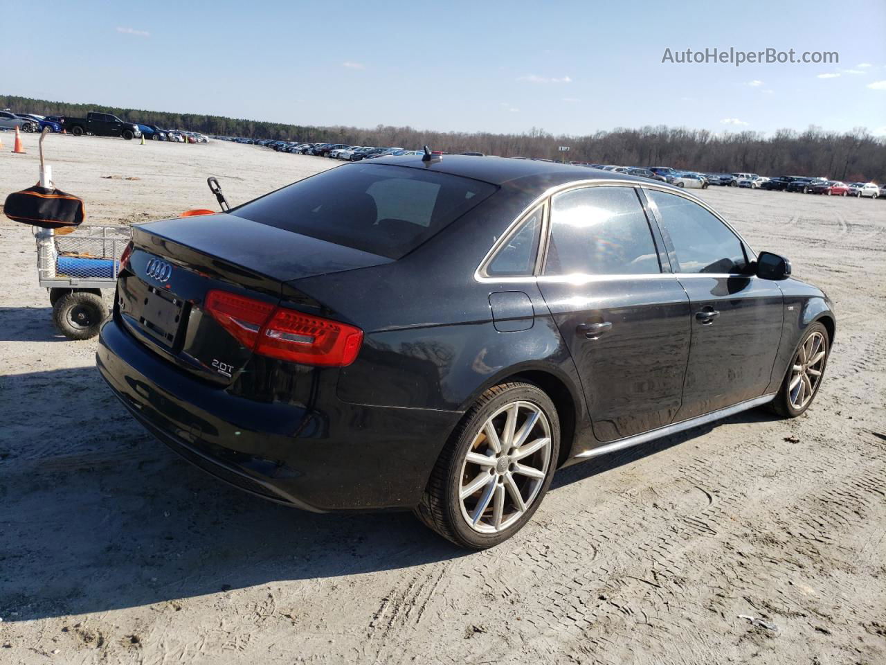 2014 Audi A4 Premium Plus Черный vin: WAUHFAFL4EA010862