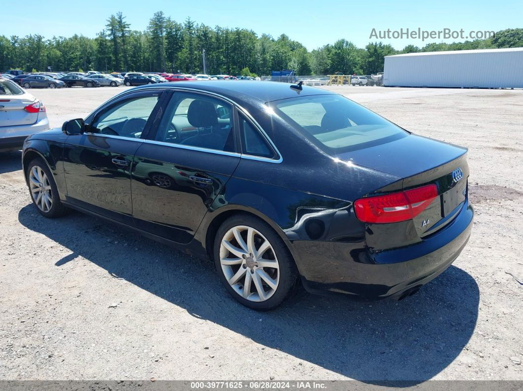 2013 Audi A4 2.0t Premium Black vin: WAUHFAFL7DN018008