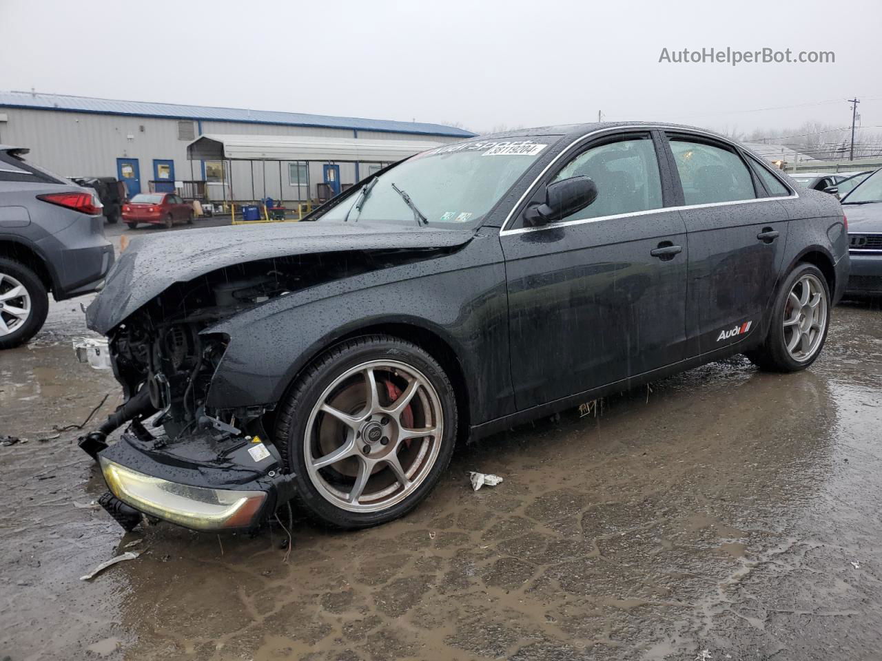 2013 Audi A4 Premium Plus Black vin: WAUHFAFL7DN033737