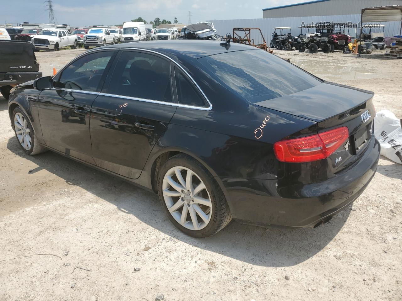 2013 Audi A4 Premium Plus Black vin: WAUHFAFL8DA190314