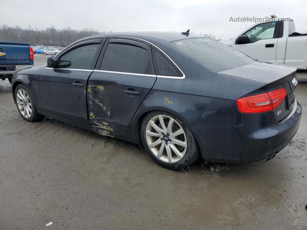 2013 Audi A4 Premium Plus Синий vin: WAUHFAFL8DN016395