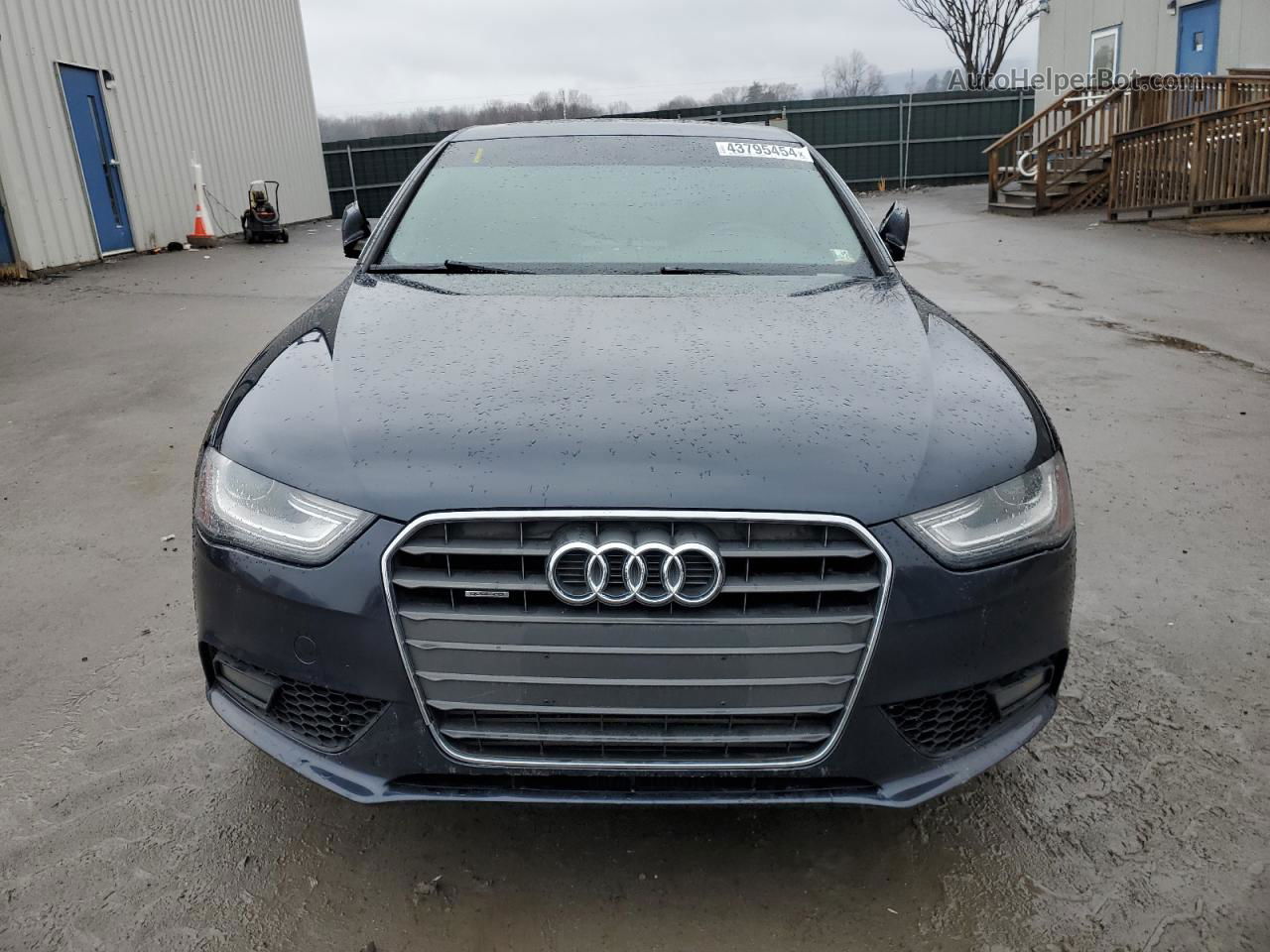 2013 Audi A4 Premium Plus Blue vin: WAUHFAFL8DN016395