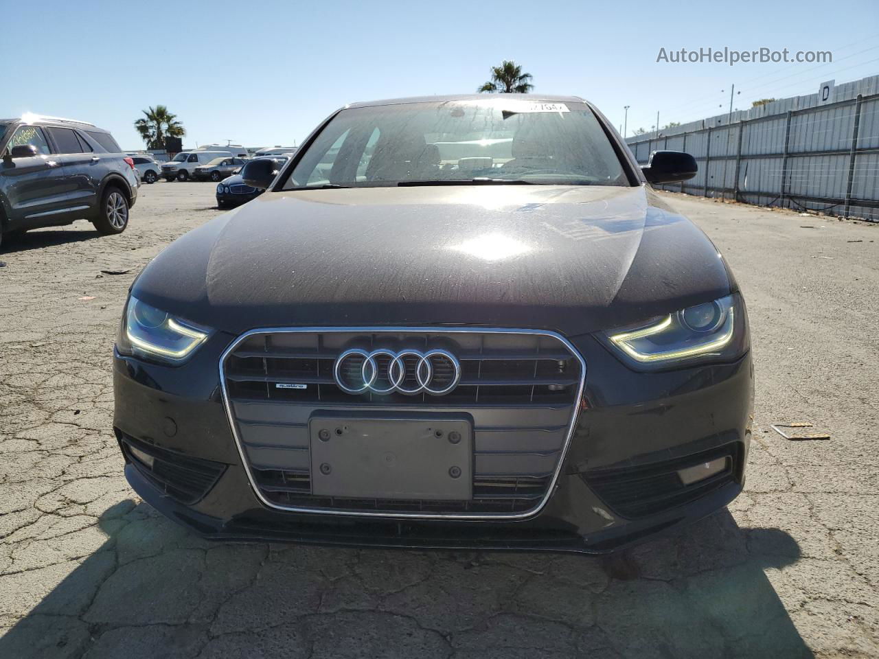 2013 Audi A4 Premium Plus Black vin: WAUHFAFLXDN018617