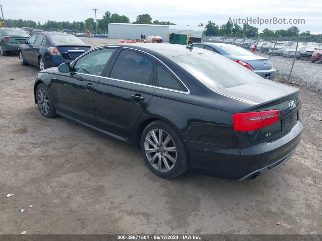 2013 Audi A6 3.0t Premium Black vin: WAUHGAFC0DN025671